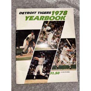 1978 MLB Detroit Tigers Baseball Yearbook collectible